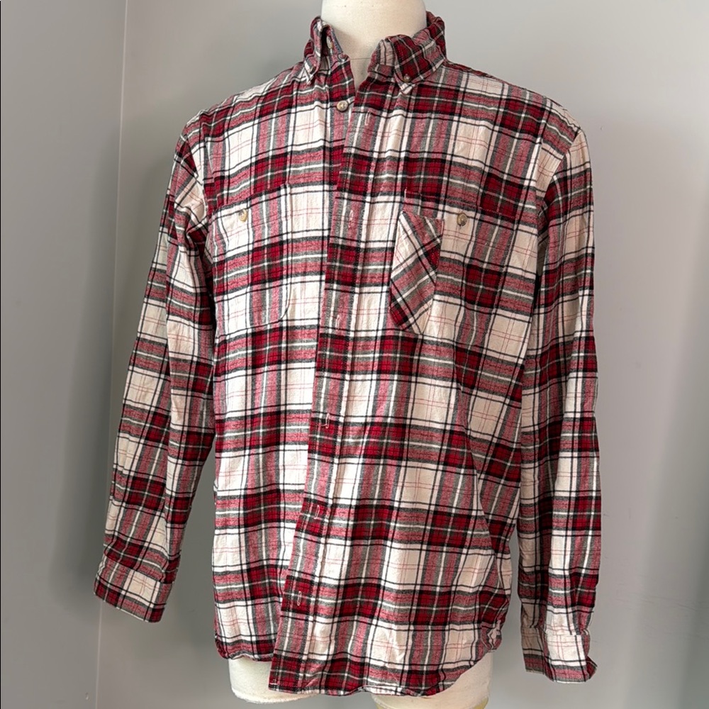 Backpacker cotton Flannel classic Casual Shirt XL EUC